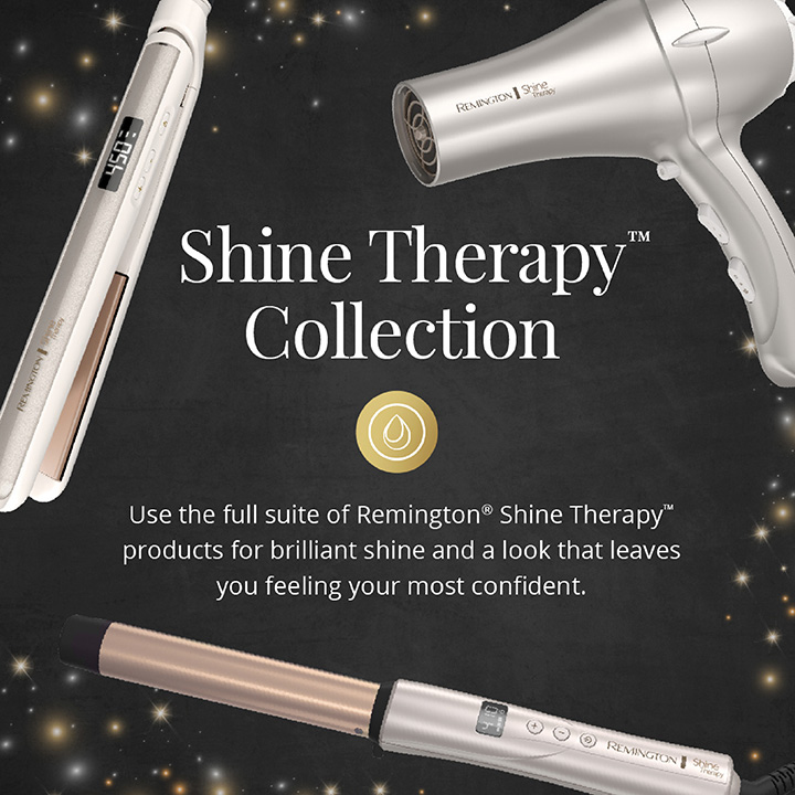 Remington hair straightener and dryer shine therapy shop